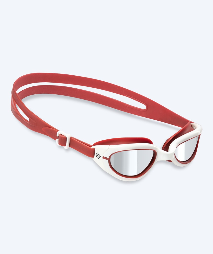 Watery Schwimmbrille für Kinder - Wade Mirror - Braun/Silber