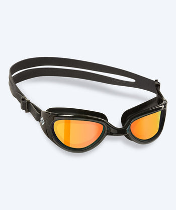 Watery Schwimmbrille für Freizeitschwimmer - Wade Mirror - Schwarz/Gold