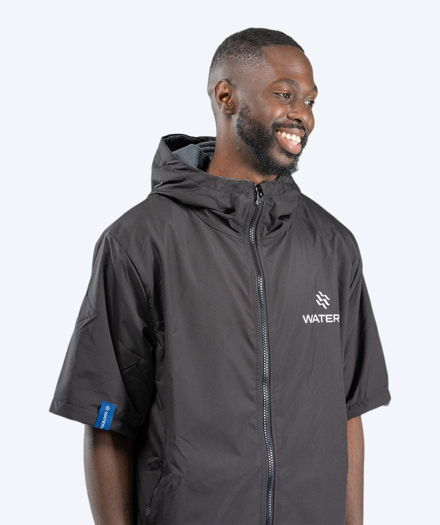 Watery Surf Poncho - Waterproof - Schwarz