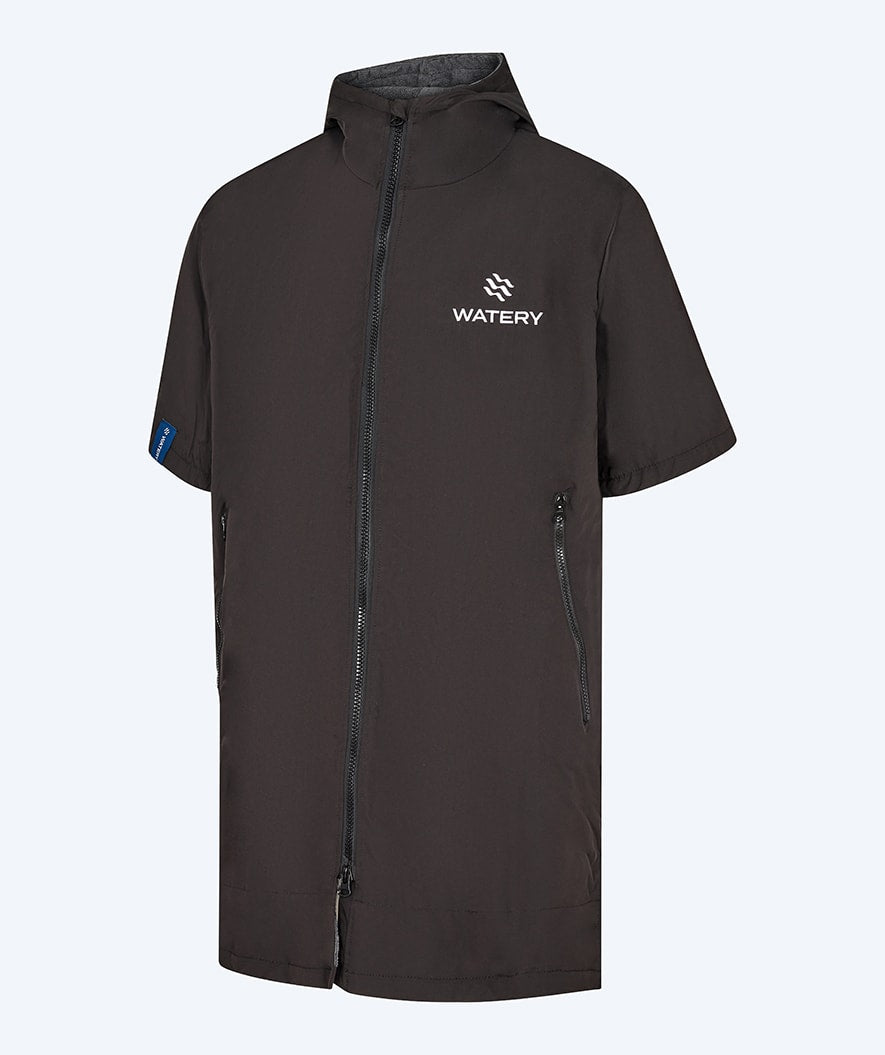 Watery Surf Poncho - Waterproof - Schwarz