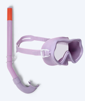 Watery Combo Schnorchelset für Kinder (4-10) - Pulina - Lila