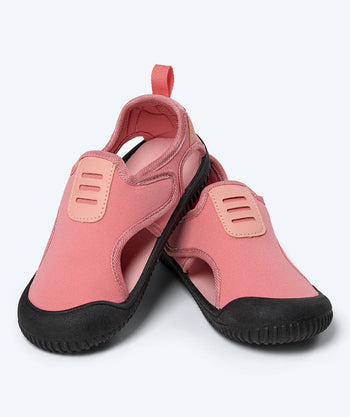 Watery Schwimmschuhe für Kinder - Lighthouse - Hellrosa/schwarz