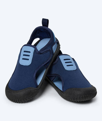 Watery Schwimmschuhe für Kinder - Lighthouse - Dunkelblau/hellblau