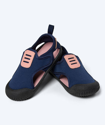 Watery Schwimmschuhe für Kinder - Lighthouse - Dunkelblau/hellrosa