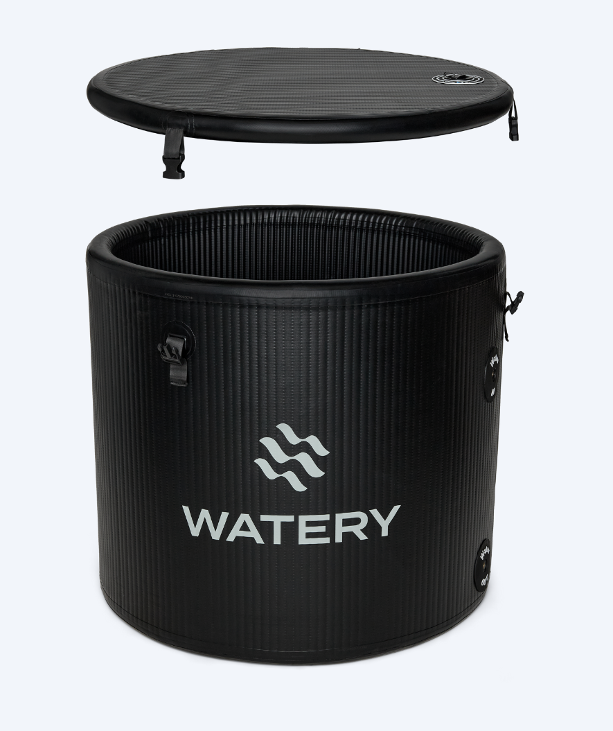 Watery aufblasbare Eiswanne - Deluxe - Schwarz