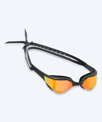 Watery Schwimmbrille - Instinct Elite Mirror - Schwarz/Gold