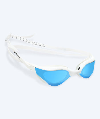Watery Schwimmbrille - Instinct Ultra Mirror - Weiß/Blau