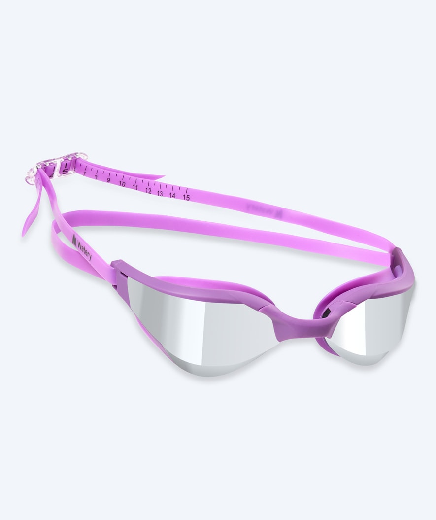 Watery Schwimmbrille - Instinct Ultra Mirror - Lila/Silber