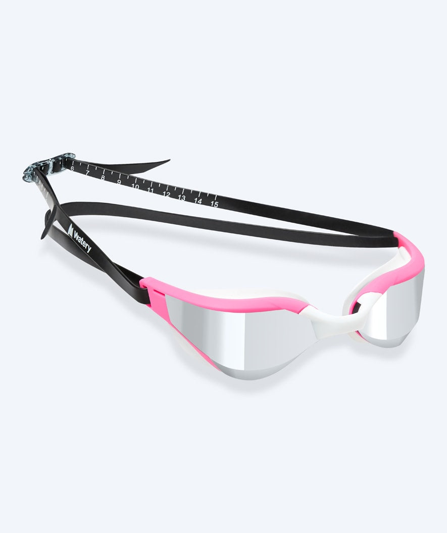 Watery Schwimmbrille - Instinct Ultra Mirror - Rosa/Silber