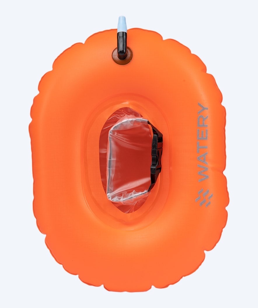 Watery Schwimmboje für Schwimmer - Donut - Orange
