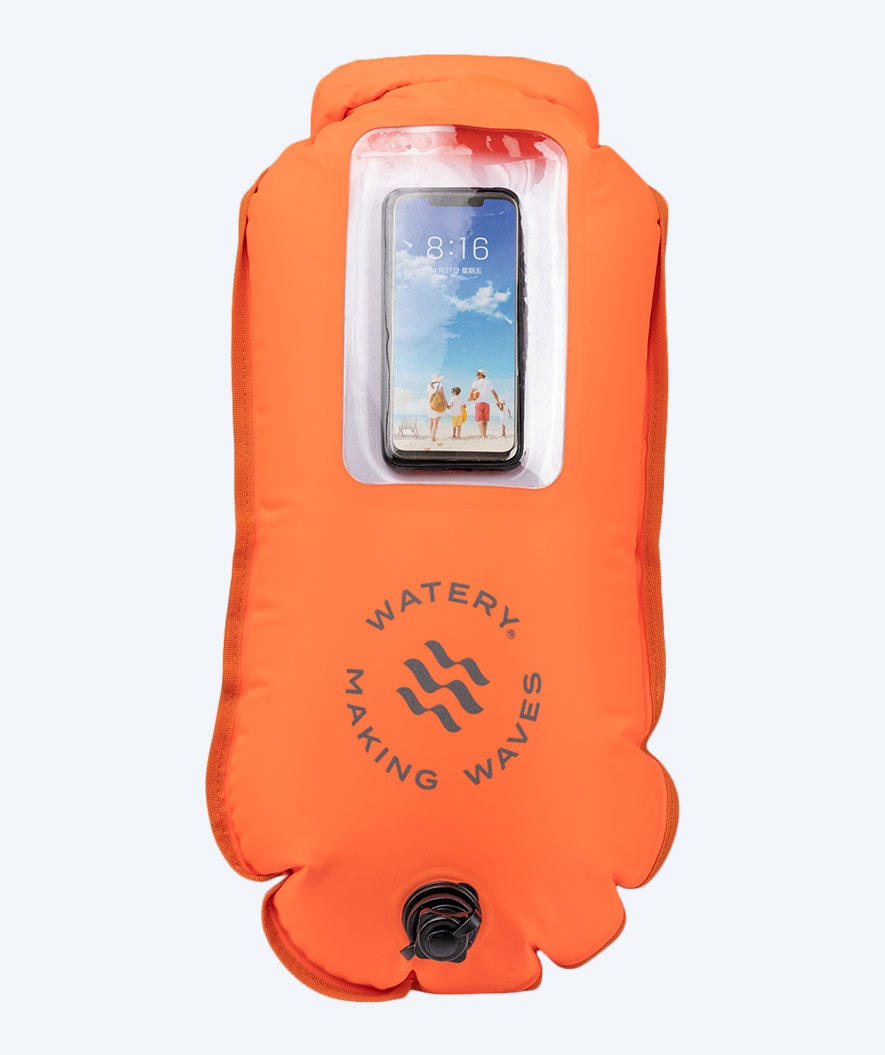 Watery Schwimmboje für Schwimmer - Window 28L - Orange