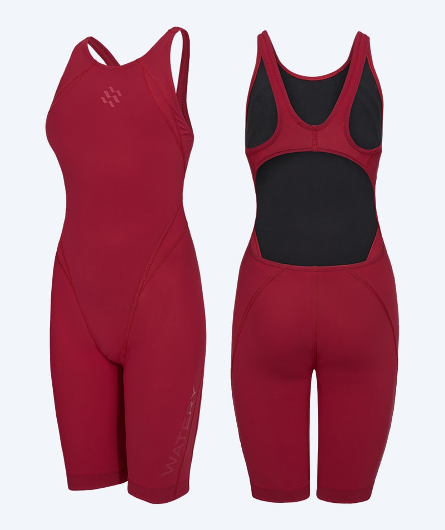 Watery Wettkampf Badeanzug für Damen - Rapidskin 2.0 - Rot