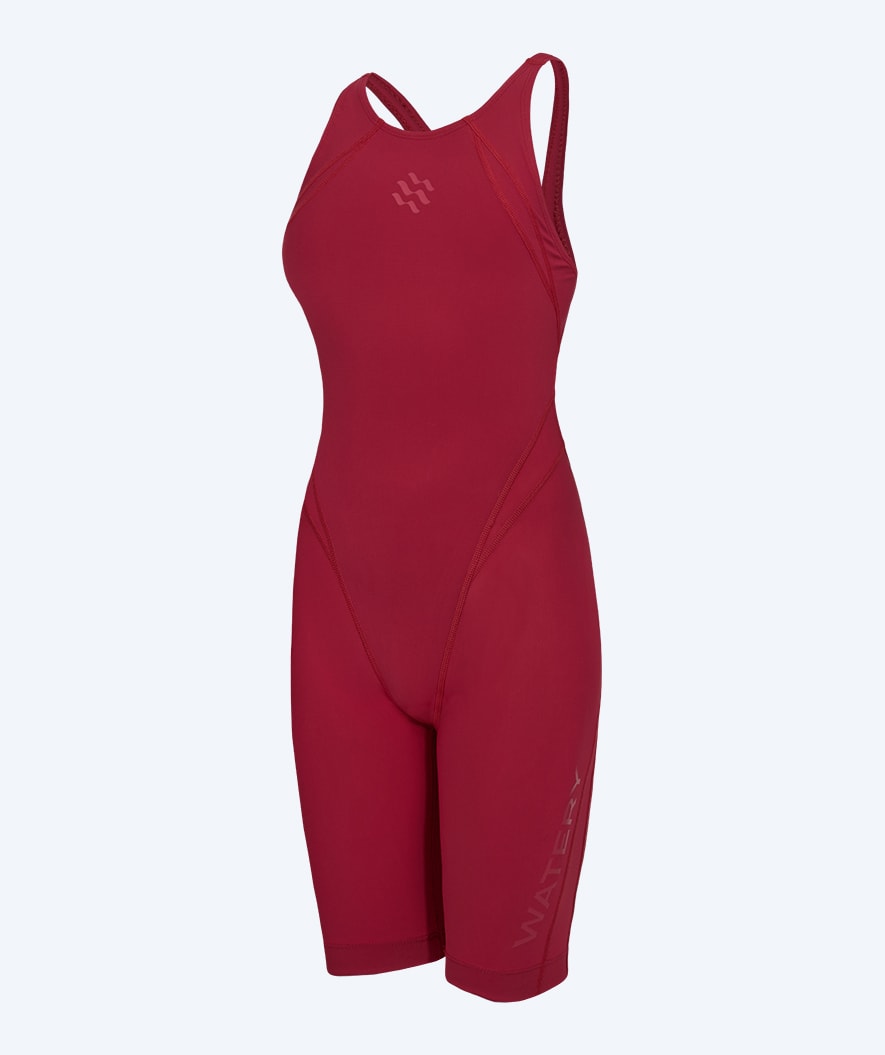 Watery Wettkampf Badeanzug für Damen - Rapidskin 2.0 - Rot