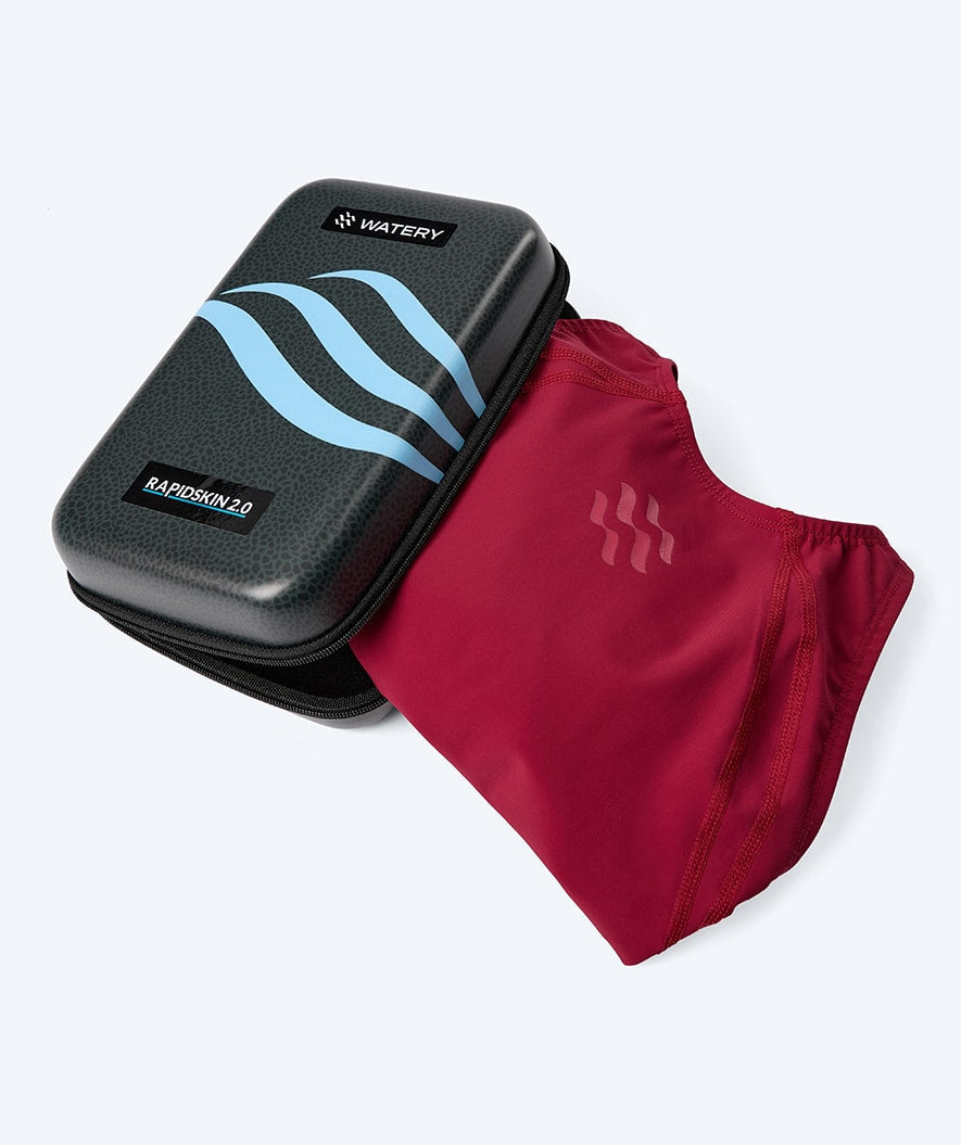 Watery Wettkampf Badeanzug für Damen - Rapidskin 2.0 - Rot