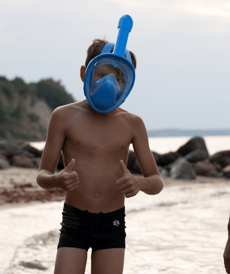 Watery Vollgesichtstauchmaske für Kinder - Oxygen - Schwarz