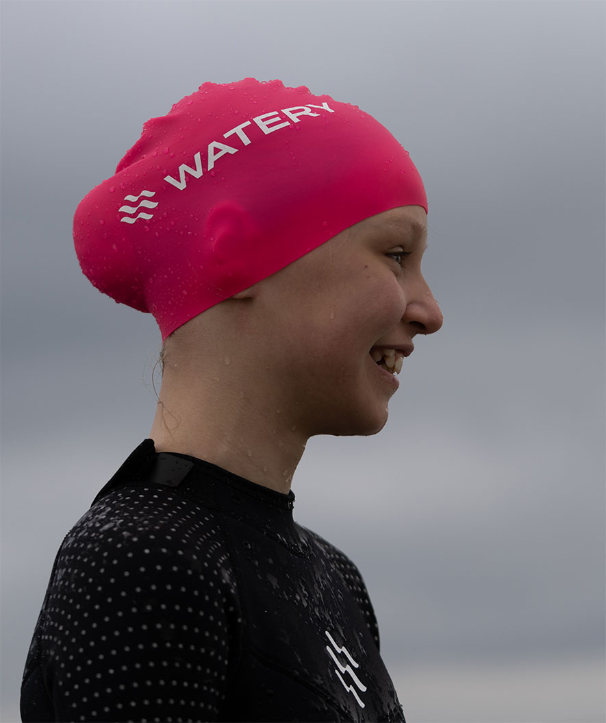 Watery Badekappe (ab 10 Jahre) - Signature - Orange
