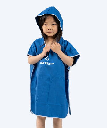 Watery Badeponcho für Kinder (1-6) - Mikrofaser - Royal Blue