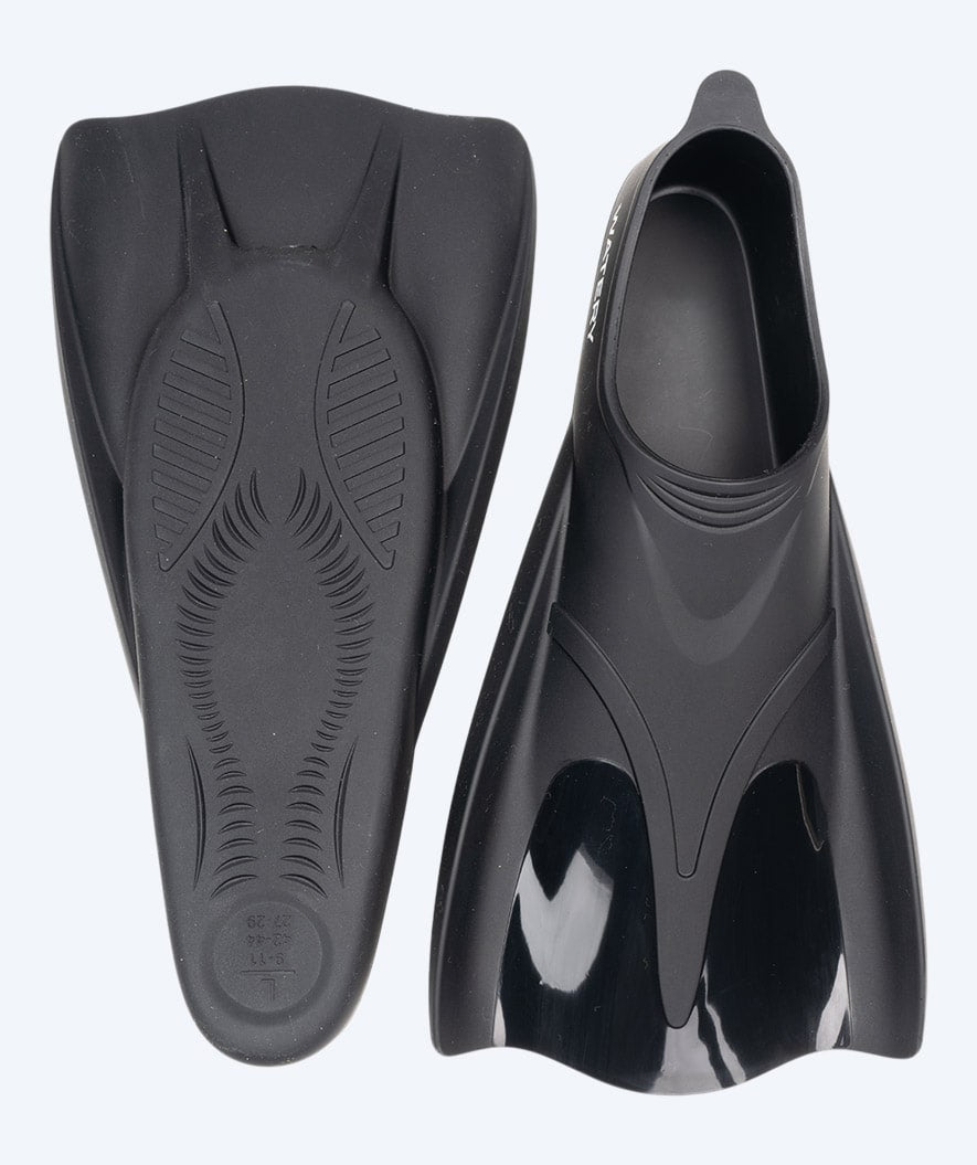 Watery Kurzflosse für Schwimmer - Badger Active - Schwarz
